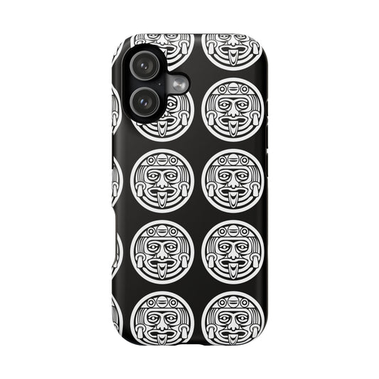 Aztec Calendar Impact-Resistant Phone Cases, Unique Phone Accessories