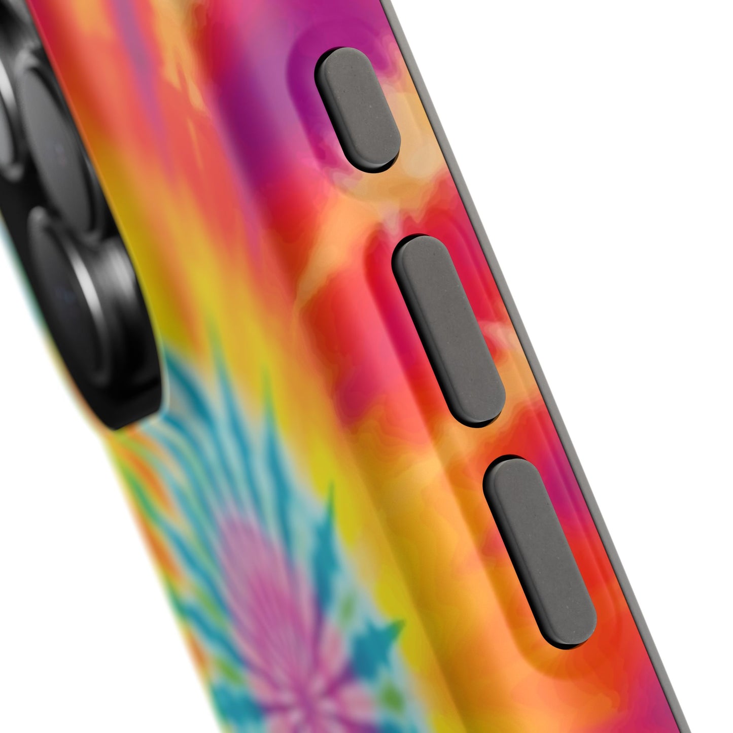 Colorful Tie-Dye Impact-Resistant Phone Case, Tie-Dye Phone Cover, Fun Phone Protection, Vibrant Gift for Teens, Festival Essential