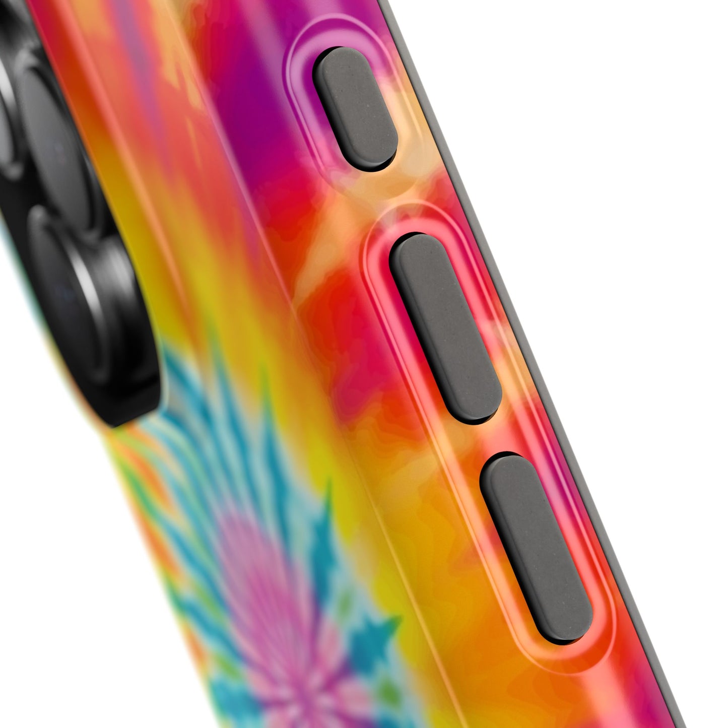 Colorful Tie-Dye Impact-Resistant Phone Case, Tie-Dye Phone Cover, Fun Phone Protection, Vibrant Gift for Teens, Festival Essential