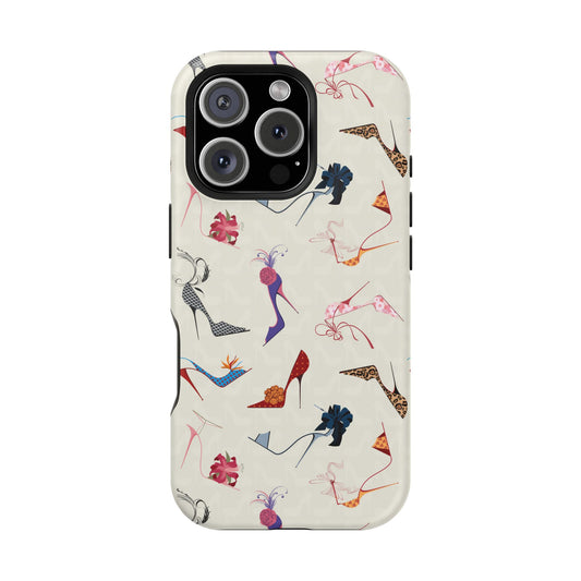 Chic High Heel Phone Case | Trendy Floral Design, Fashion Accessory, Gift for Her, Stylish Tech Protection, Cute Phone Cover