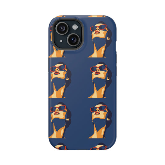 Chic Impact-Resistant Phone Cases - Stylish Protection, Trendy Phone Accessories, Unique Gift, Modern Art Design, Fashionable Tech Case