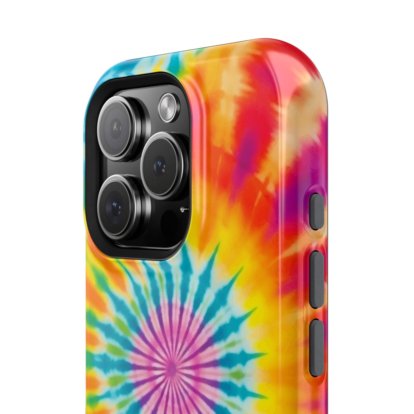 Colorful Tie-Dye Impact-Resistant Phone Case, Tie-Dye Phone Cover, Fun Phone Protection, Vibrant Gift for Teens, Festival Essential