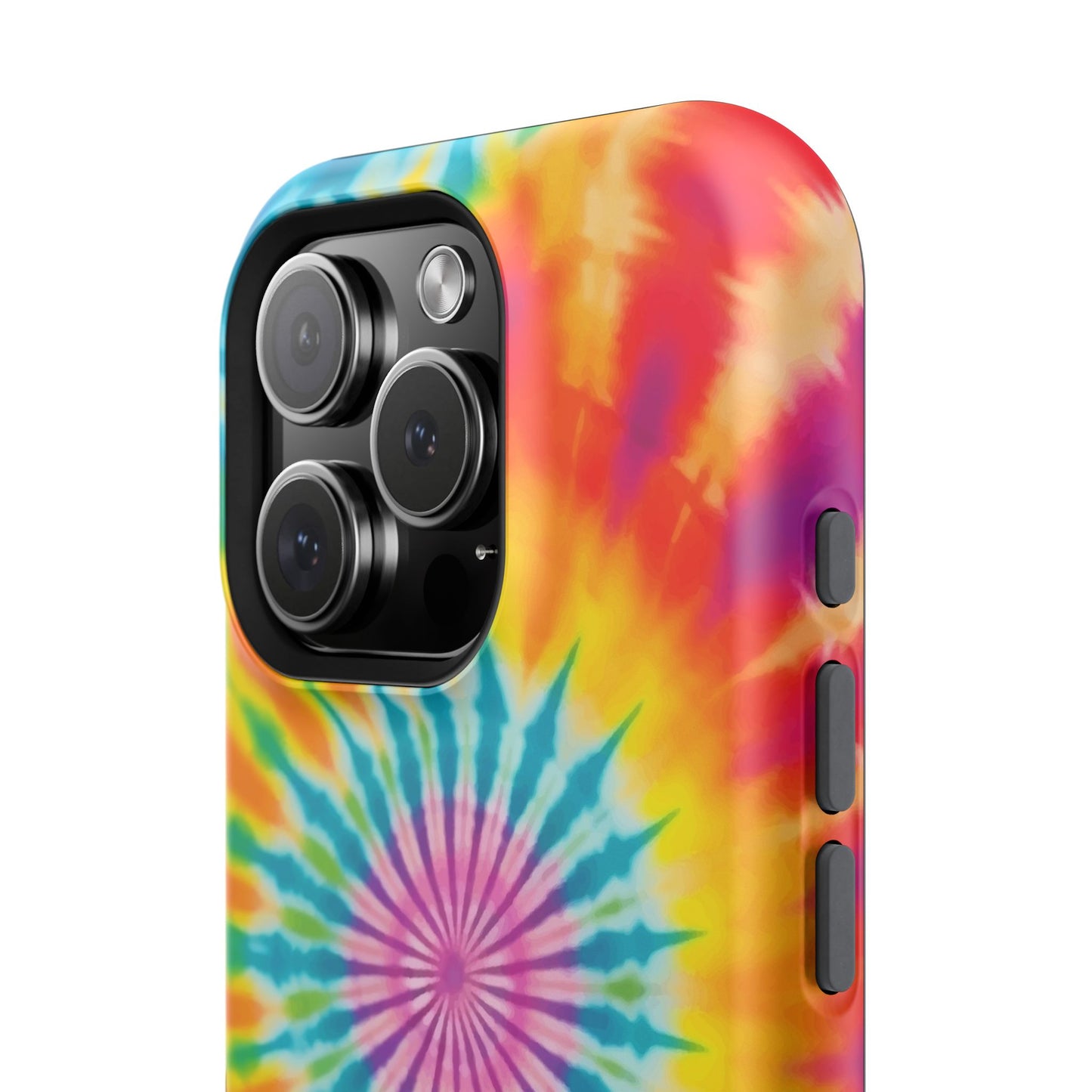 Colorful Tie-Dye Impact-Resistant Phone Case, Tie-Dye Phone Cover, Fun Phone Protection, Vibrant Gift for Teens, Festival Essential