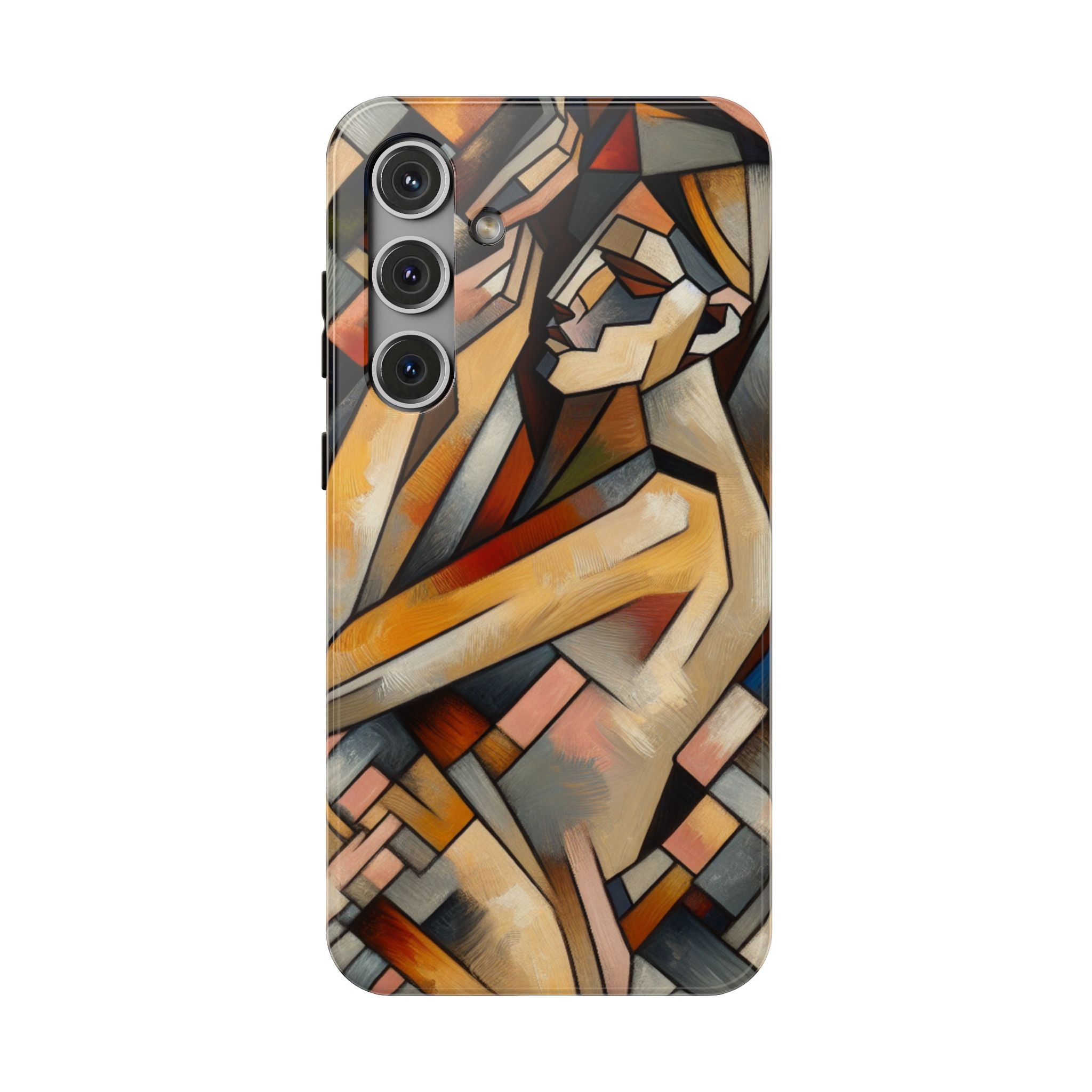Impact Resistant Phone Case - Sleeping  Woman Abstract