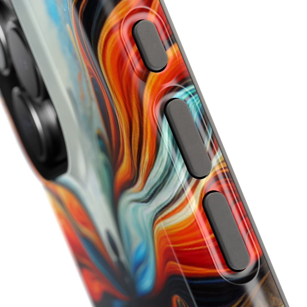Vibrant Butterfly Impact Resistant Phone Case Unique Gift for Nature Lovers