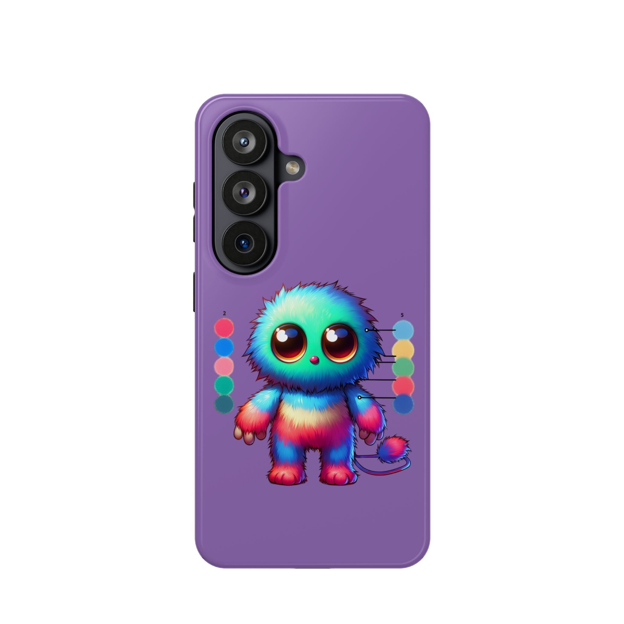 Colorful Cute Monster Impact Resistant Phone Case
