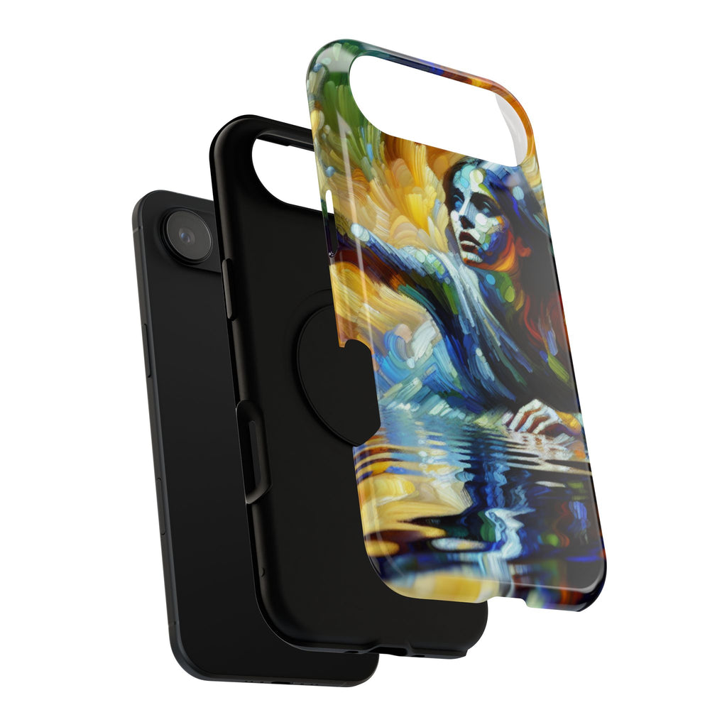 Abstract Woman Impact Resistant Phone Tough Case