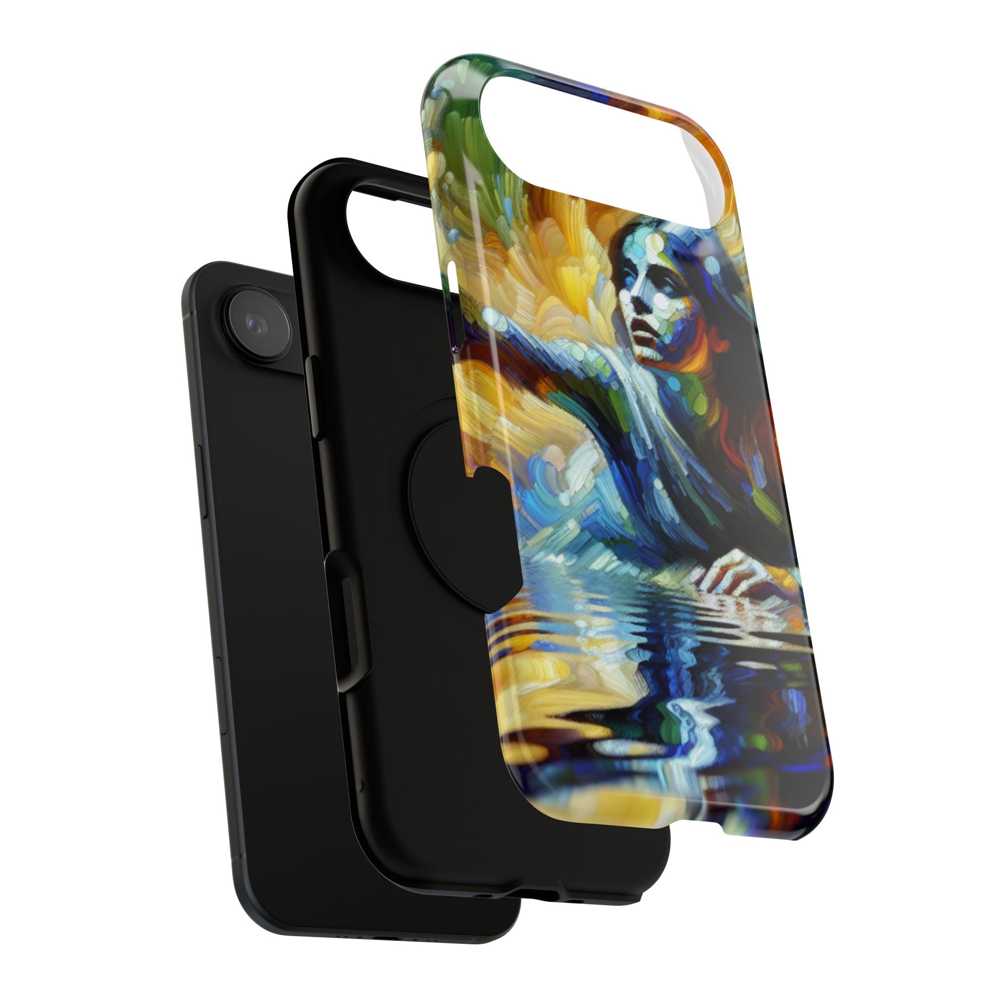 Abstract Woman Impact Resistant Phone Tough Case