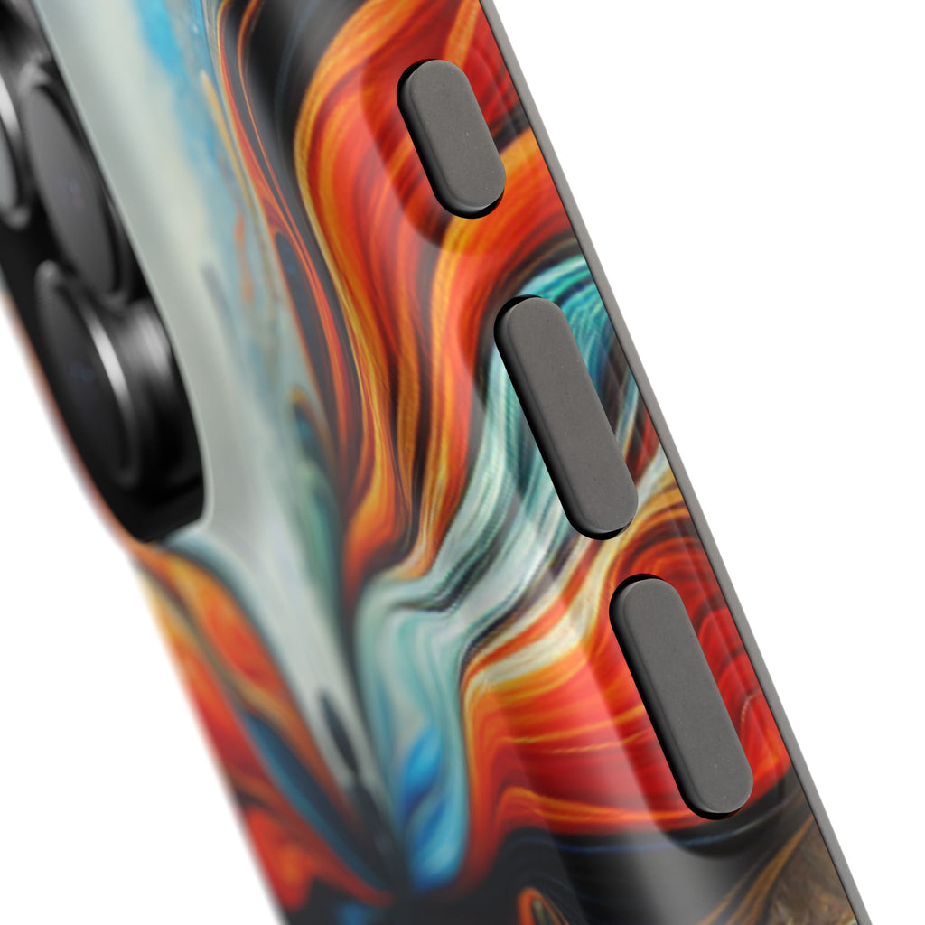 Vibrant Butterfly Impact Resistant Phone Case Unique Gift for Nature Lovers