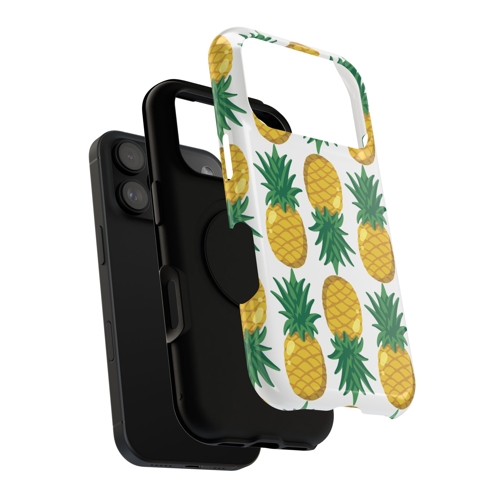 Pineapple Print Phone Case - Impact-Resistant