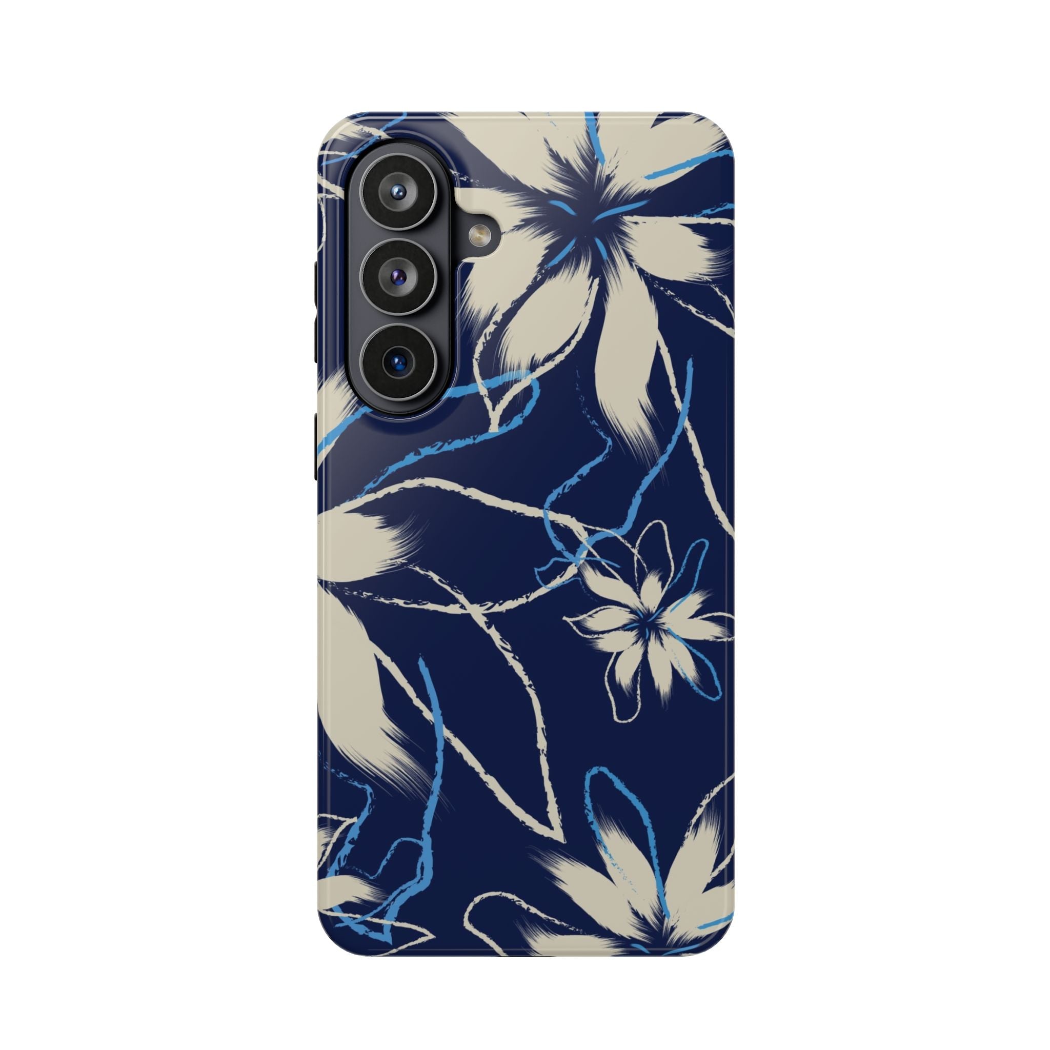 Floral Impact-Resistant Phone Case, Durable