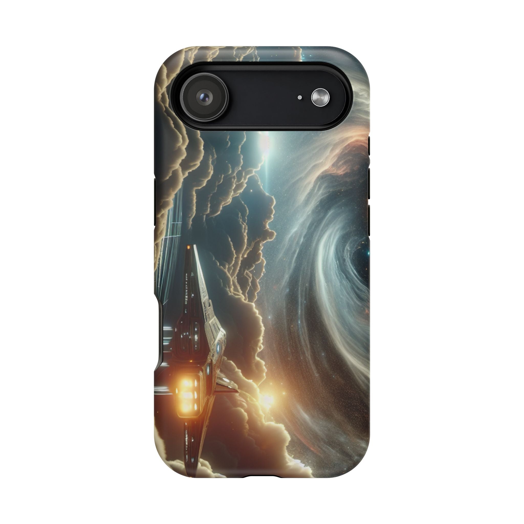 Cosmic Space Ship Impact Resistant Phone Case