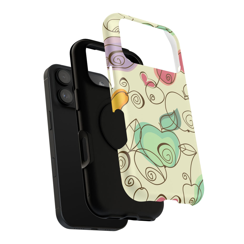Colorful Floral Phone Case, Impact-Resistant