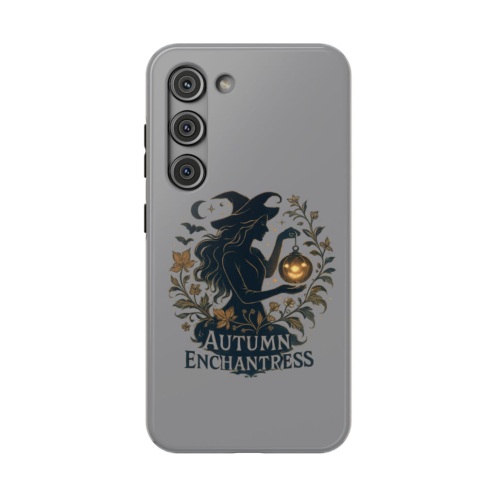 Autumn Enchantress Phone Case — Impact-Resistant Halloween Witch Design