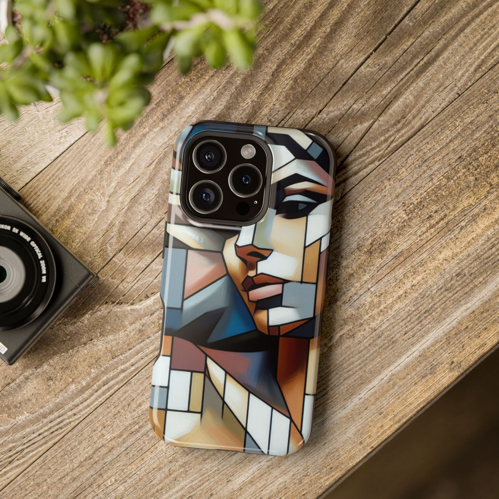 Impact Resistant Case - Woman Abstract Design