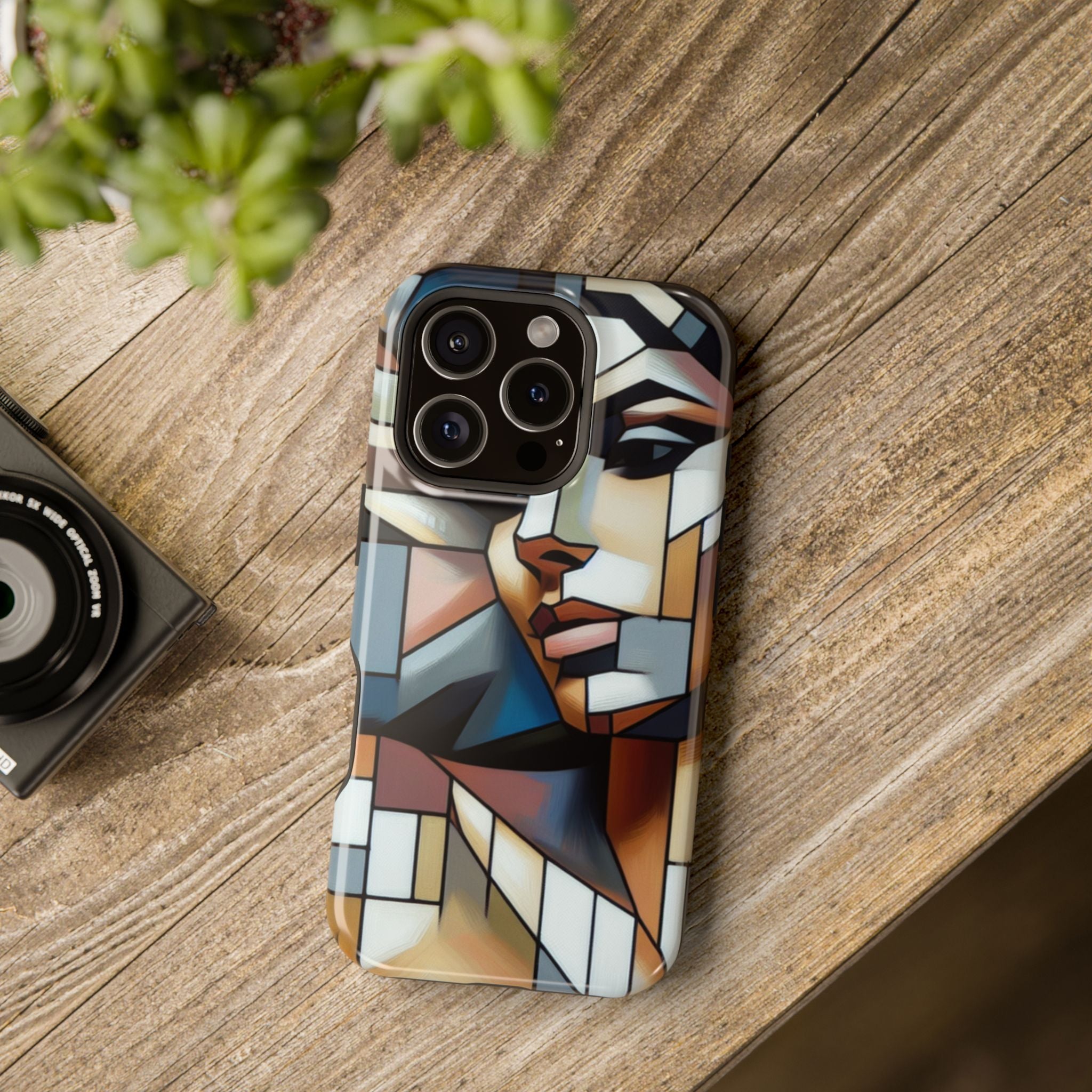 Impact Resistant Case - Woman Abstract Design