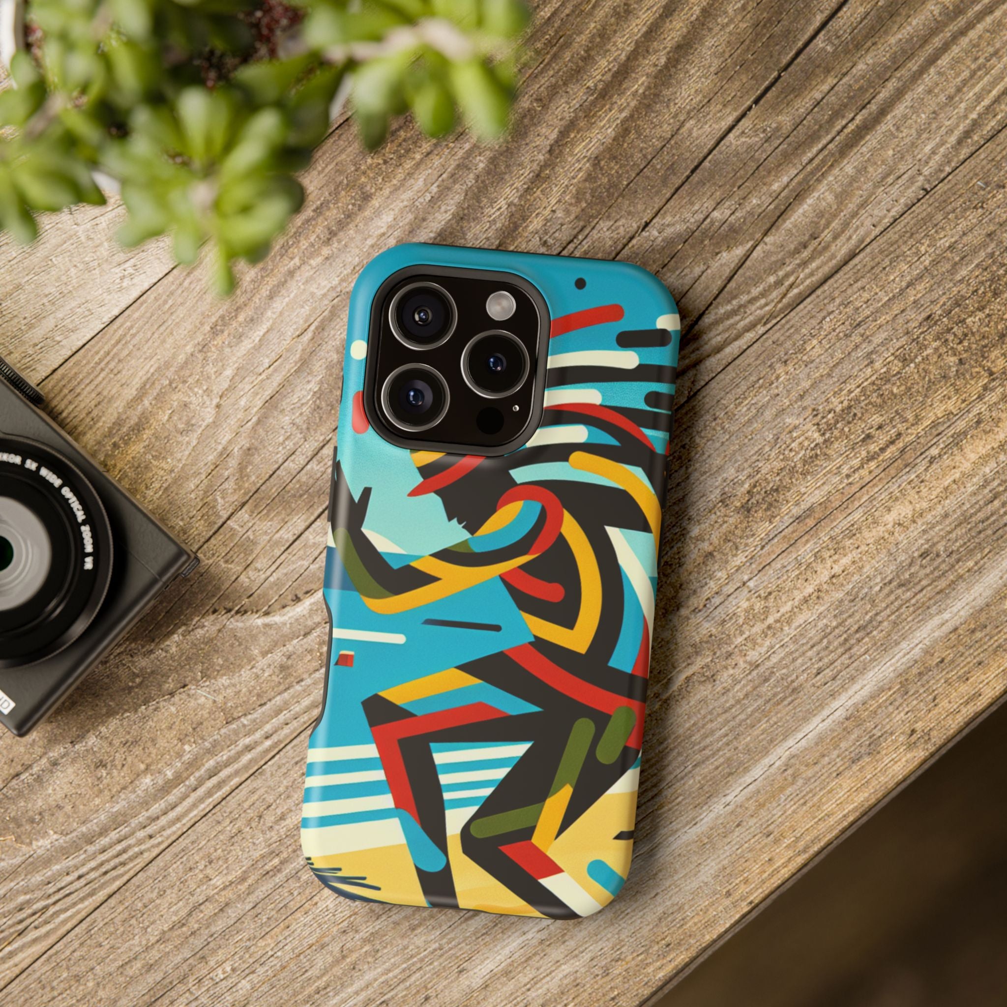 Vibrant Tribal Runner Impact Resistant Phone Case