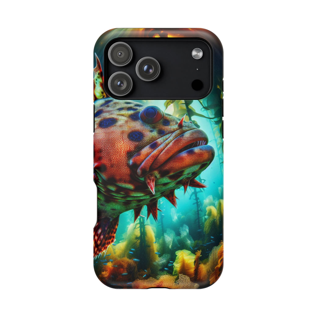 Sea Life Phone Case — Colorful Underwater Fish Impact-Resistant Case