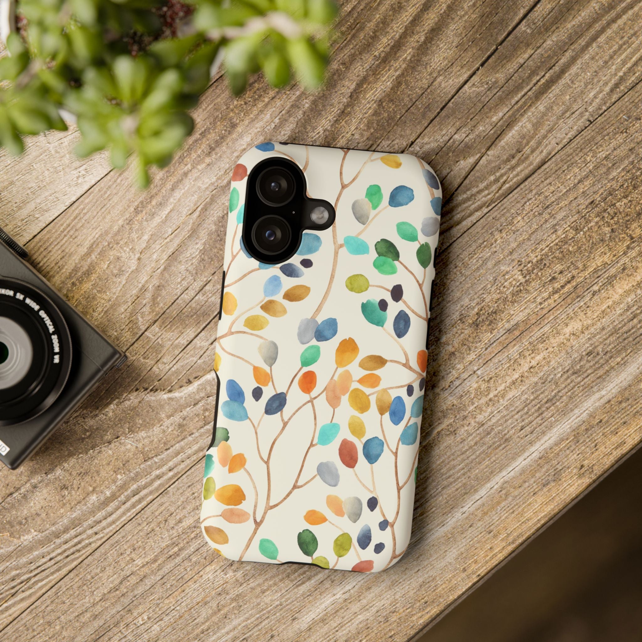 Vibrant Floral Phone Cases Impact-Resistant