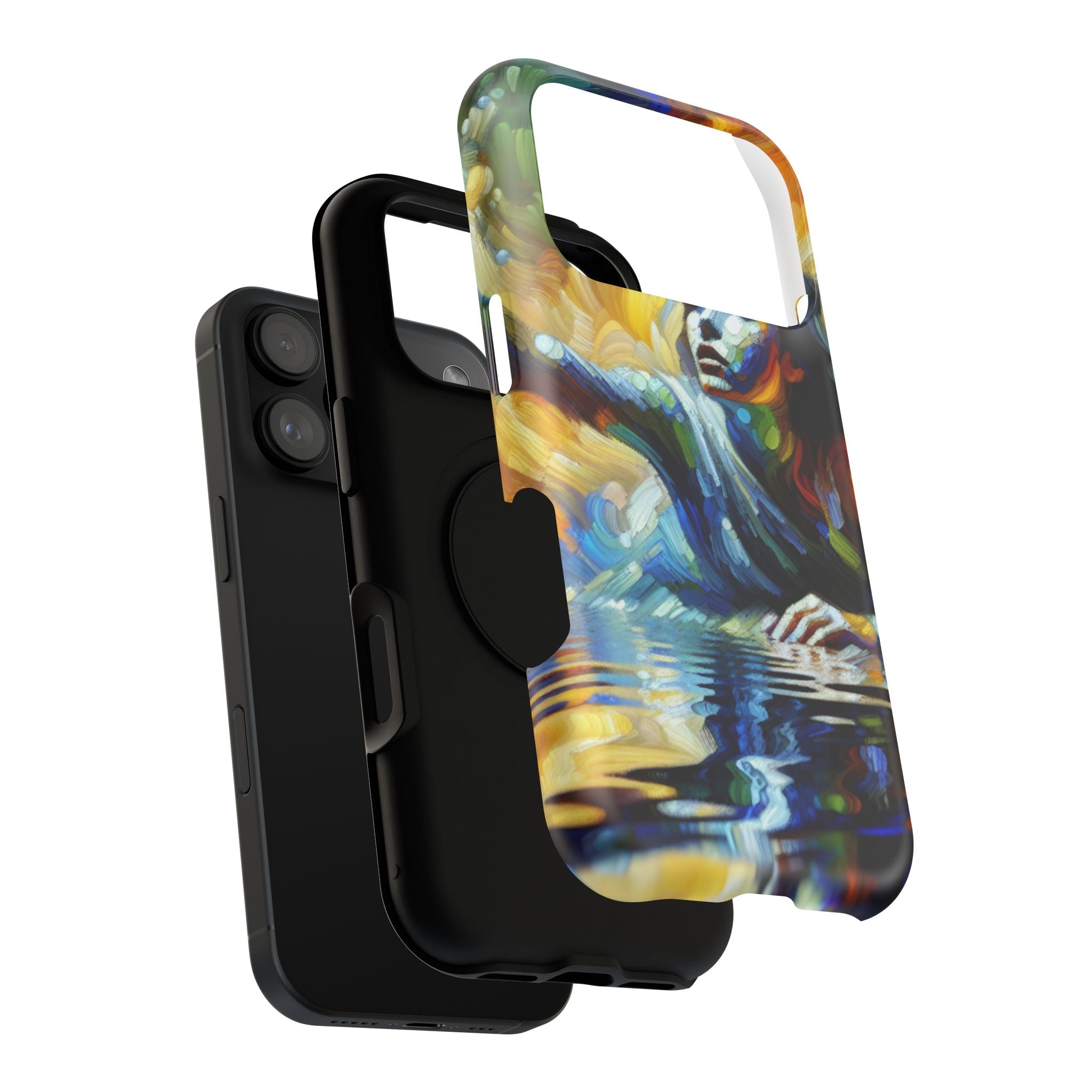 Abstract Woman Impact Resistant Phone Tough Case