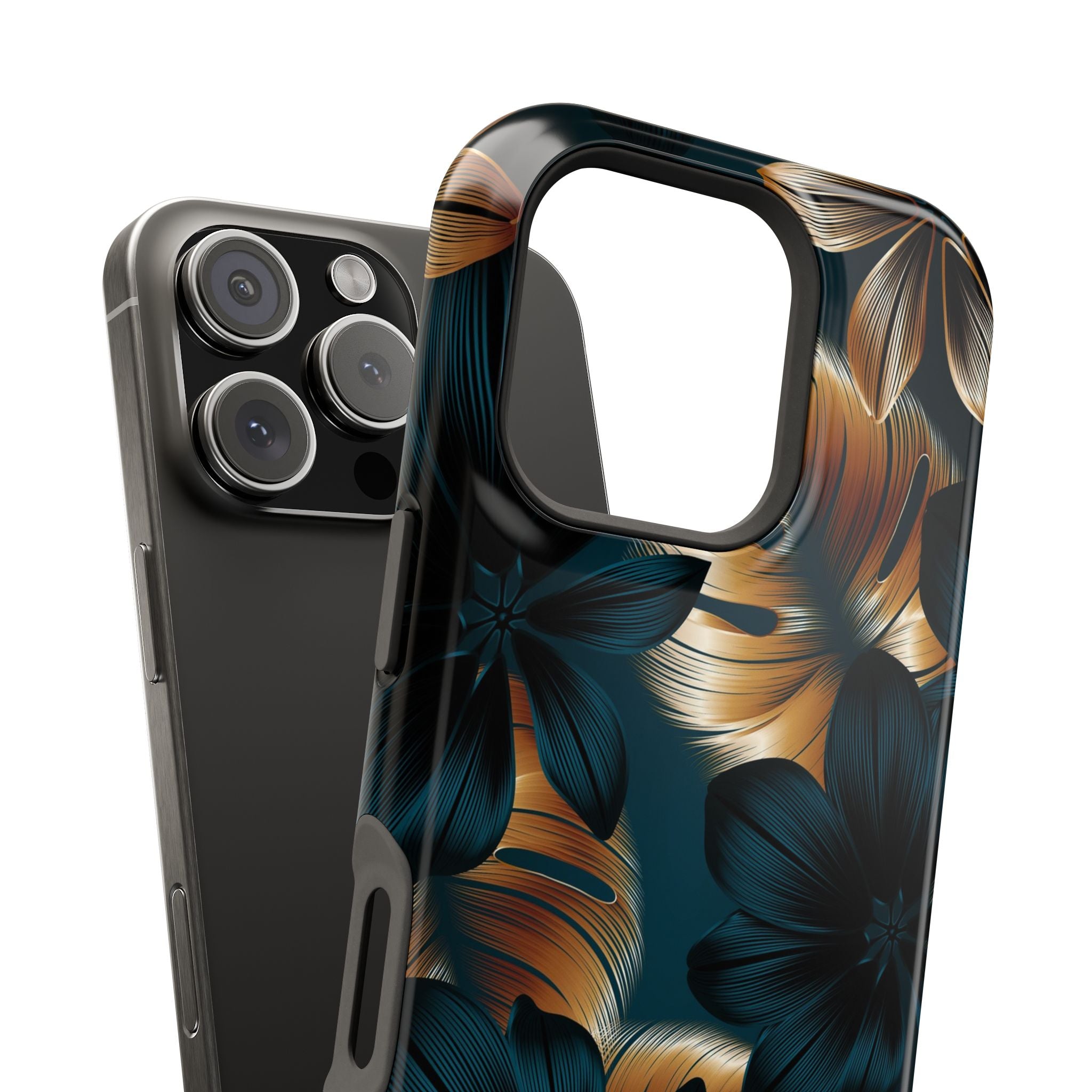Floral Impact-Resistant Phone Case