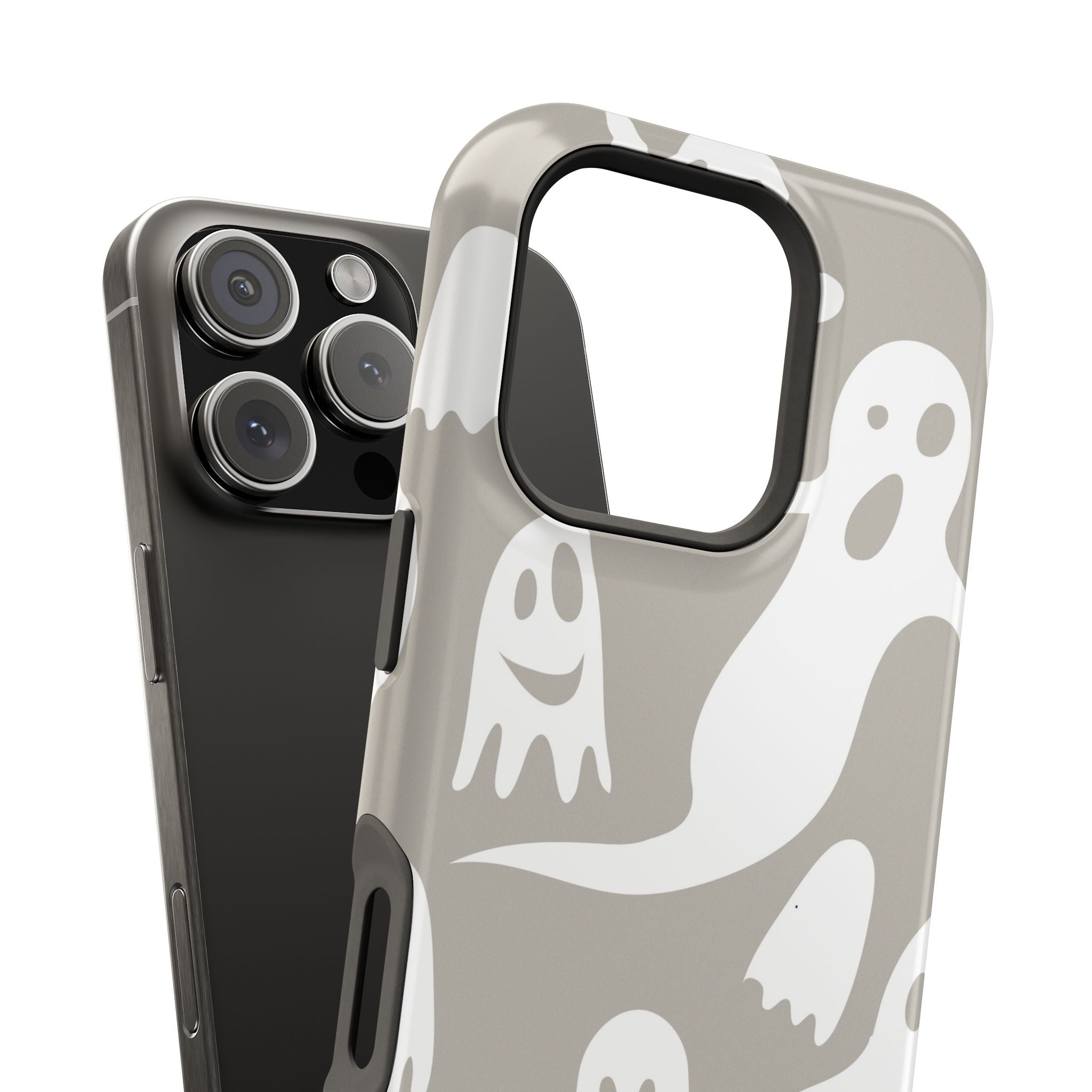Cute Ghost Phone Case, Impact-Resistant