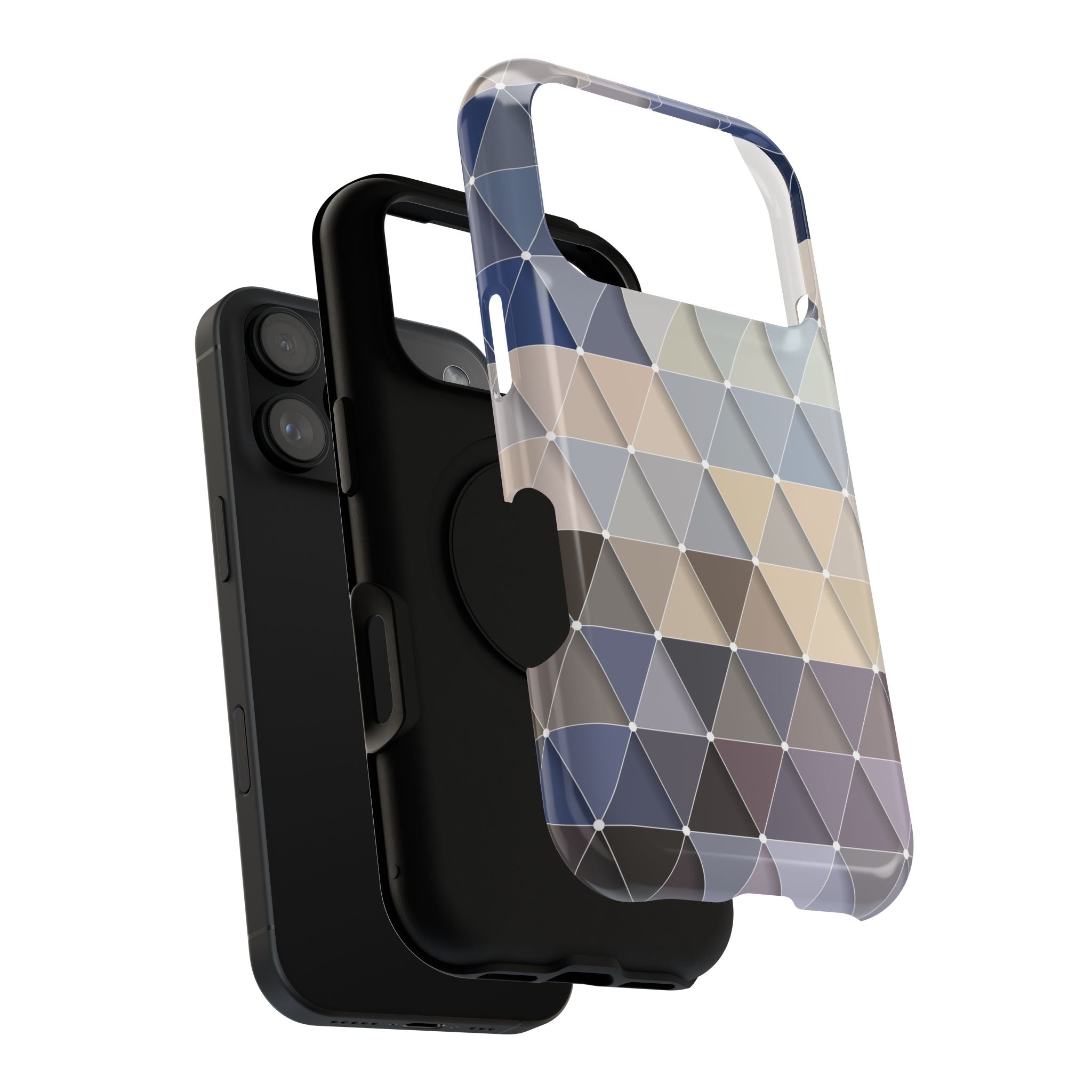 Geometric Phone Case - Stylish Impact-Resistant