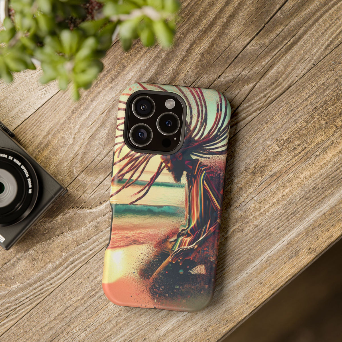 Impact Resistant Phone Case - Preying at Sunset