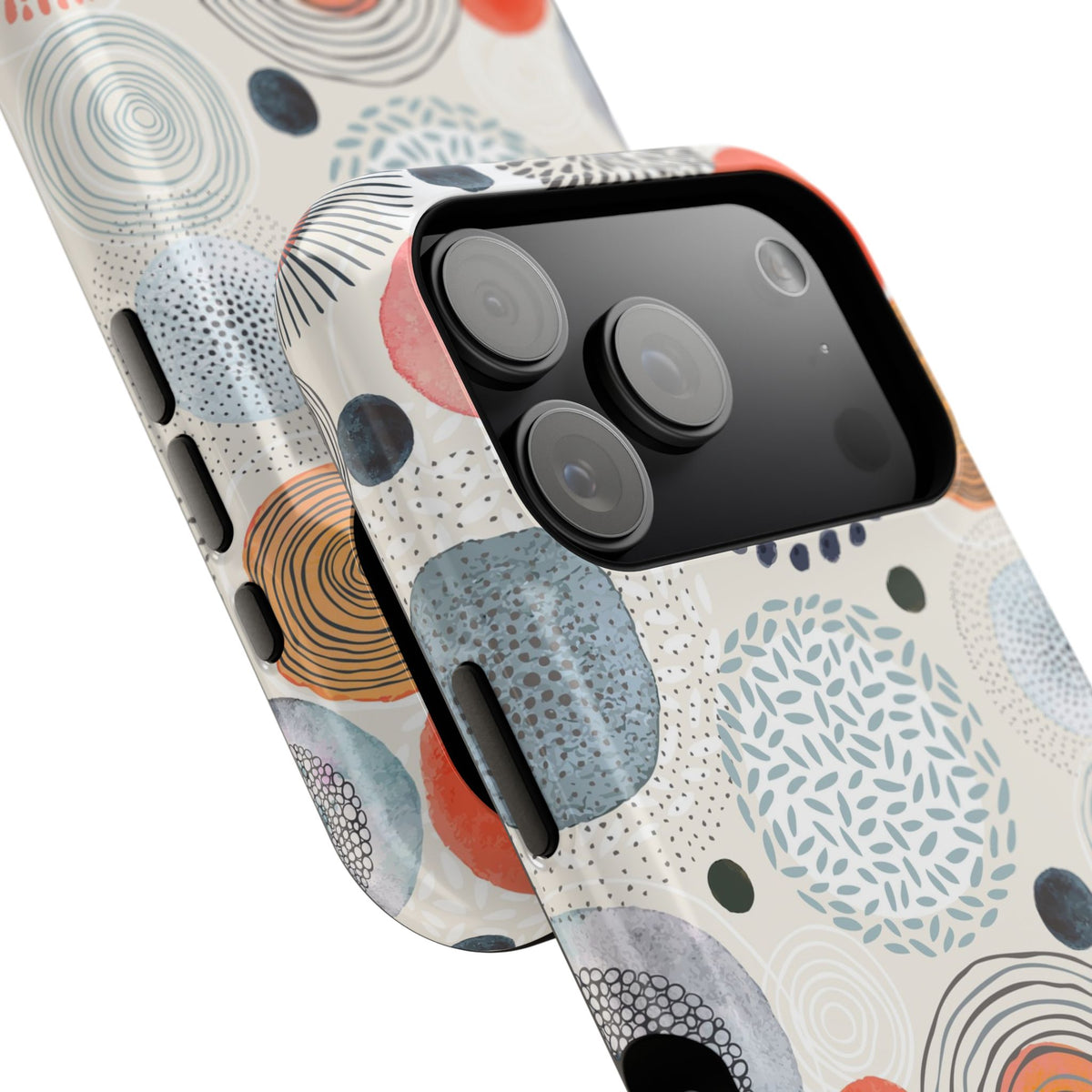 Modern Watercolor Circles Cool iPhone Cases