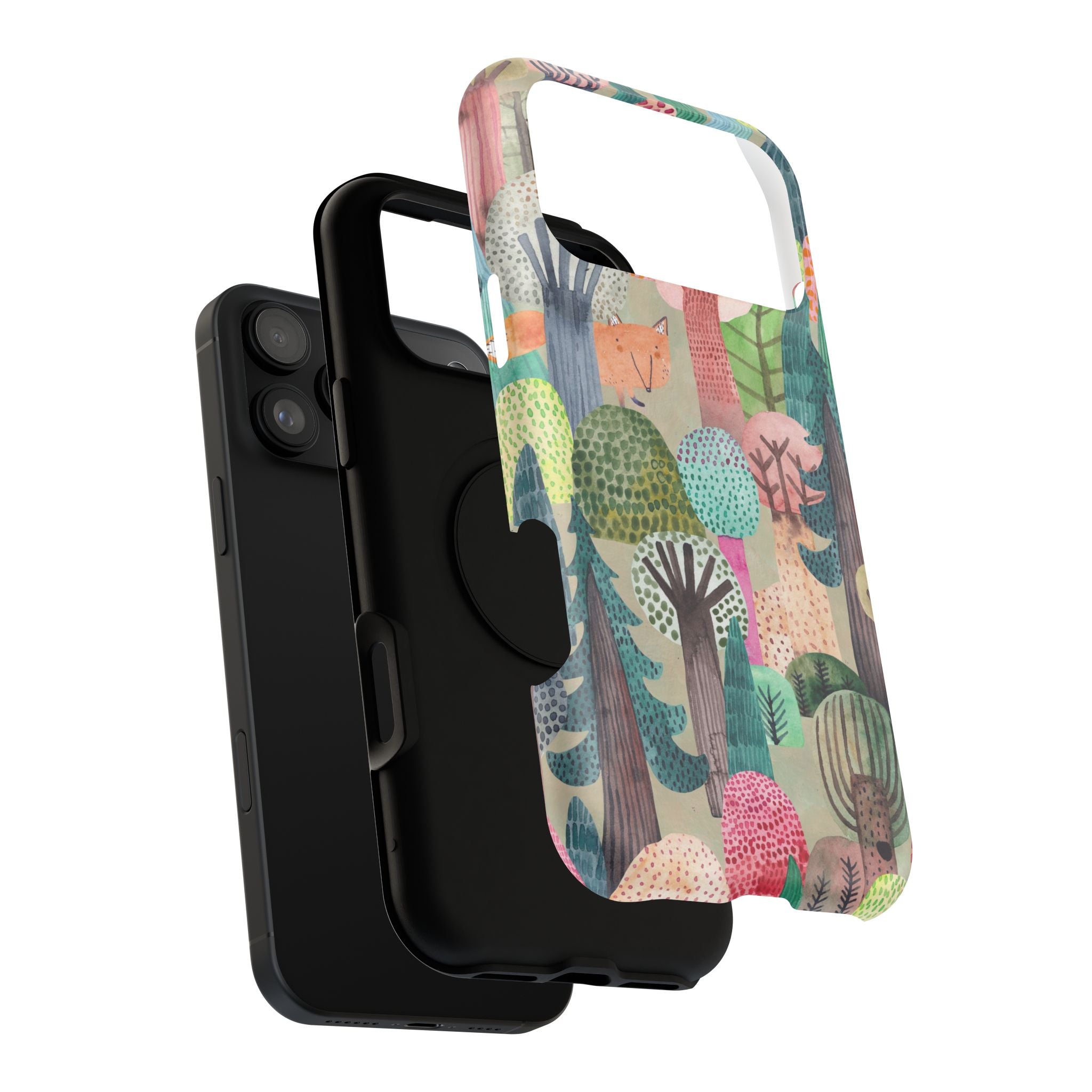 Whimsical Forest Phone Case - Impact-Resistant