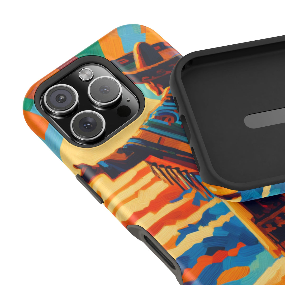 Aztec Sunset Phone Case — Impact‑Resistant Protective Cover