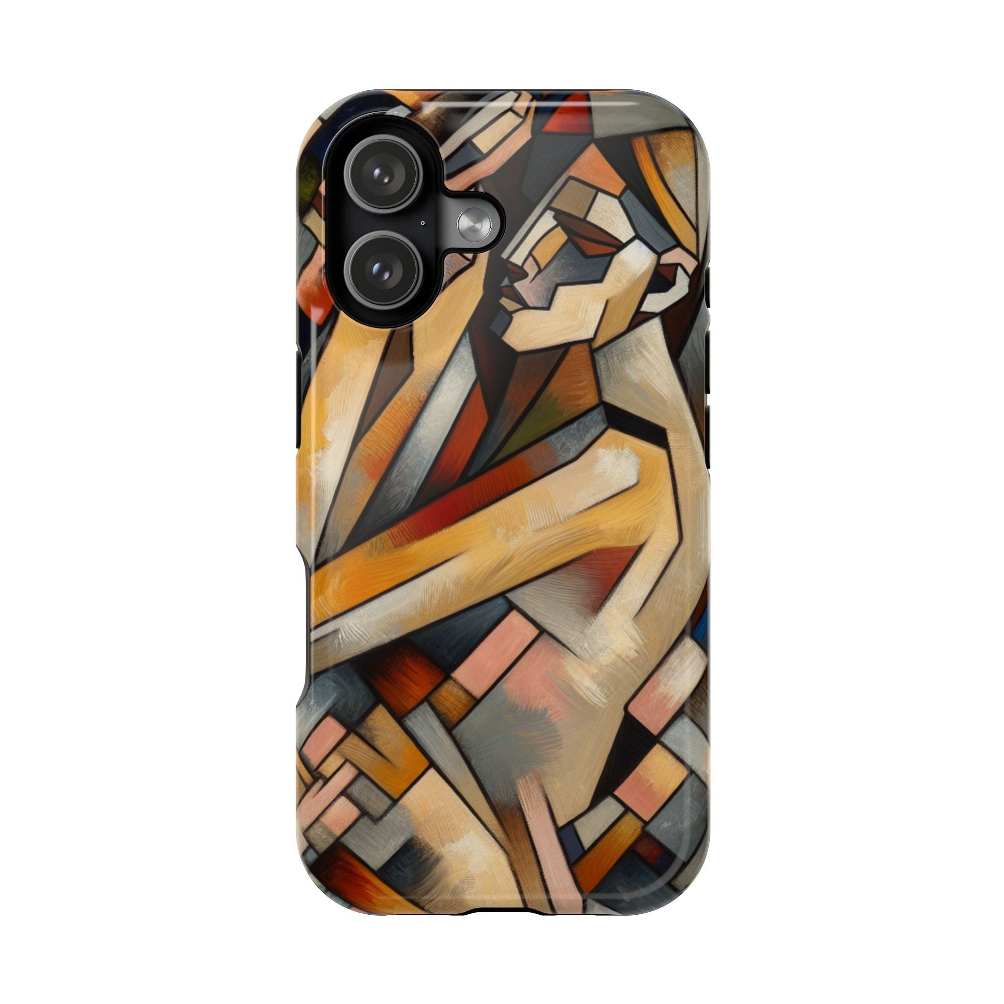 Impact Resistant Phone Case - Sleeping  Woman Abstract