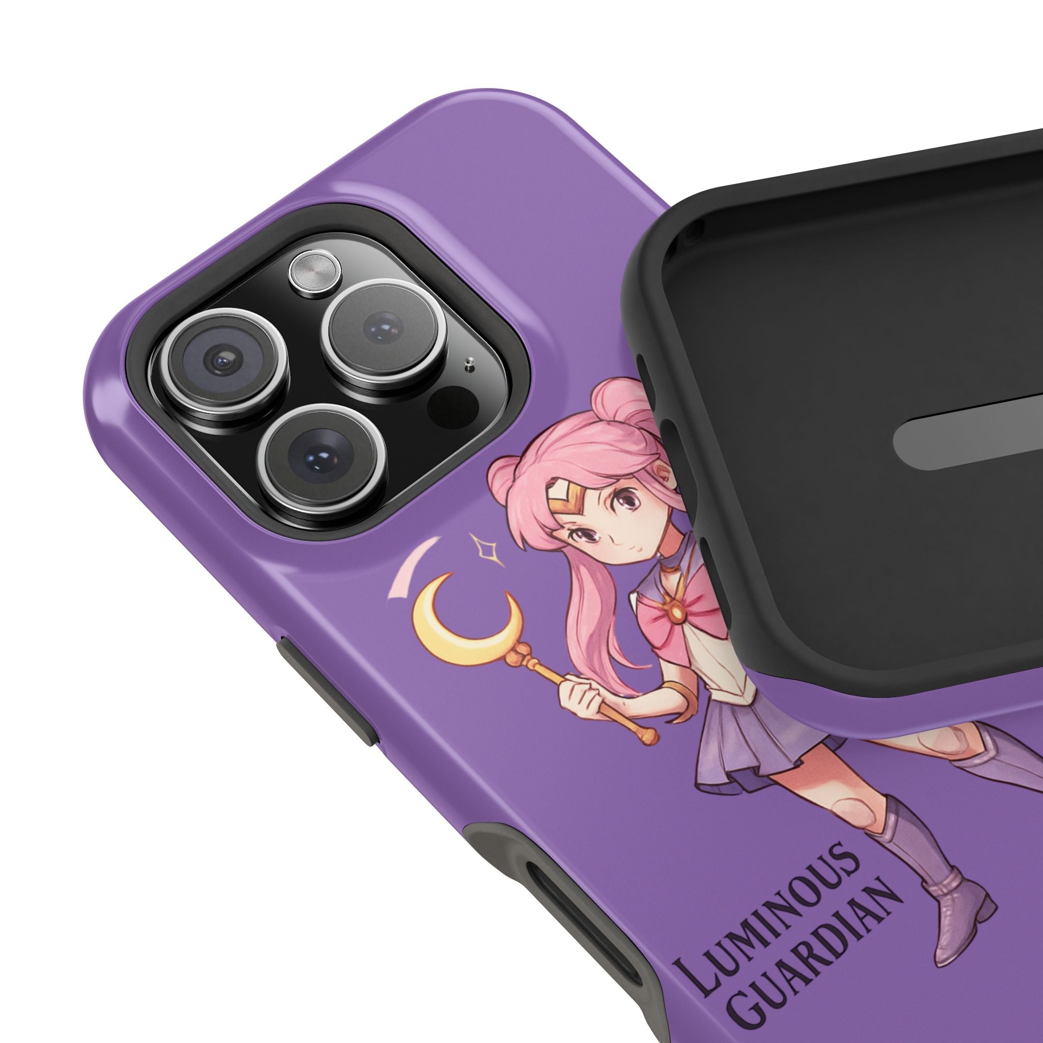 Luminous Guardian Phone Case, Impact-Resistant