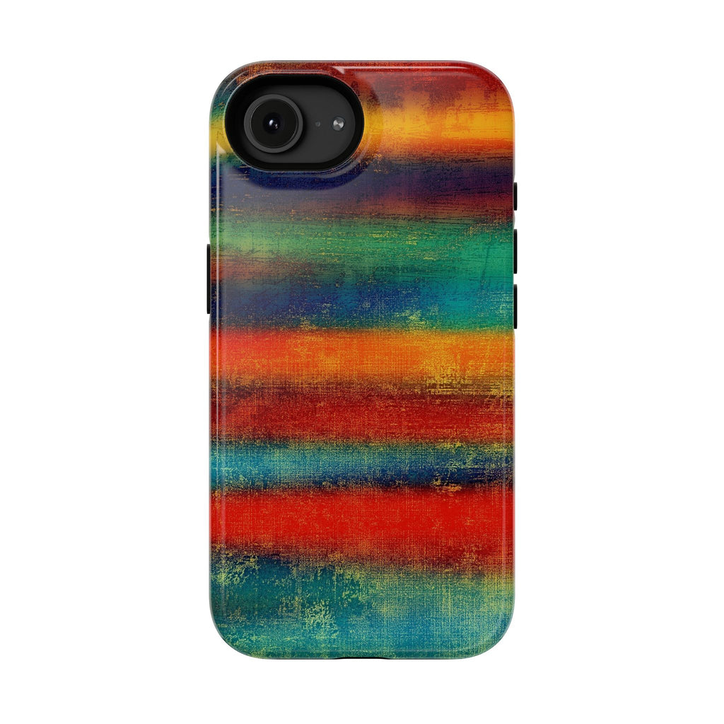 Colorful Striped Impact-Resistant Newest iPhone Protective Cover