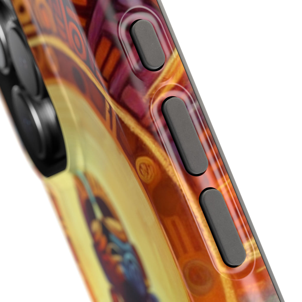 Impact Resistant Phone Case - Aztec Man