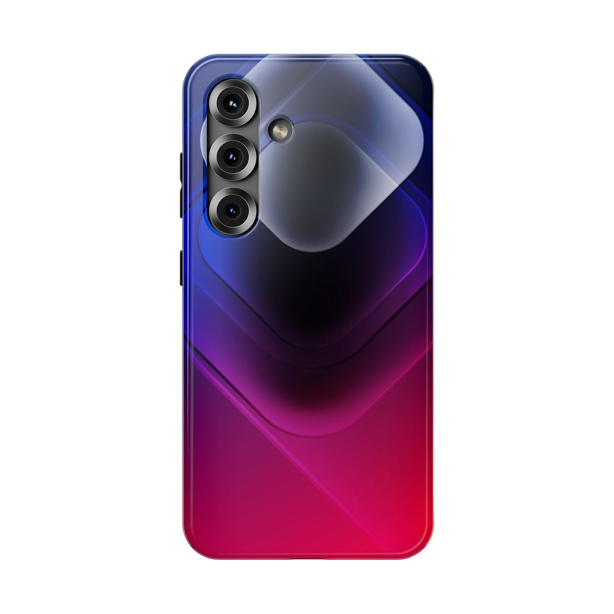 Impact-Resistant Phone Case — Gradient Blue to Magenta Protective Cover