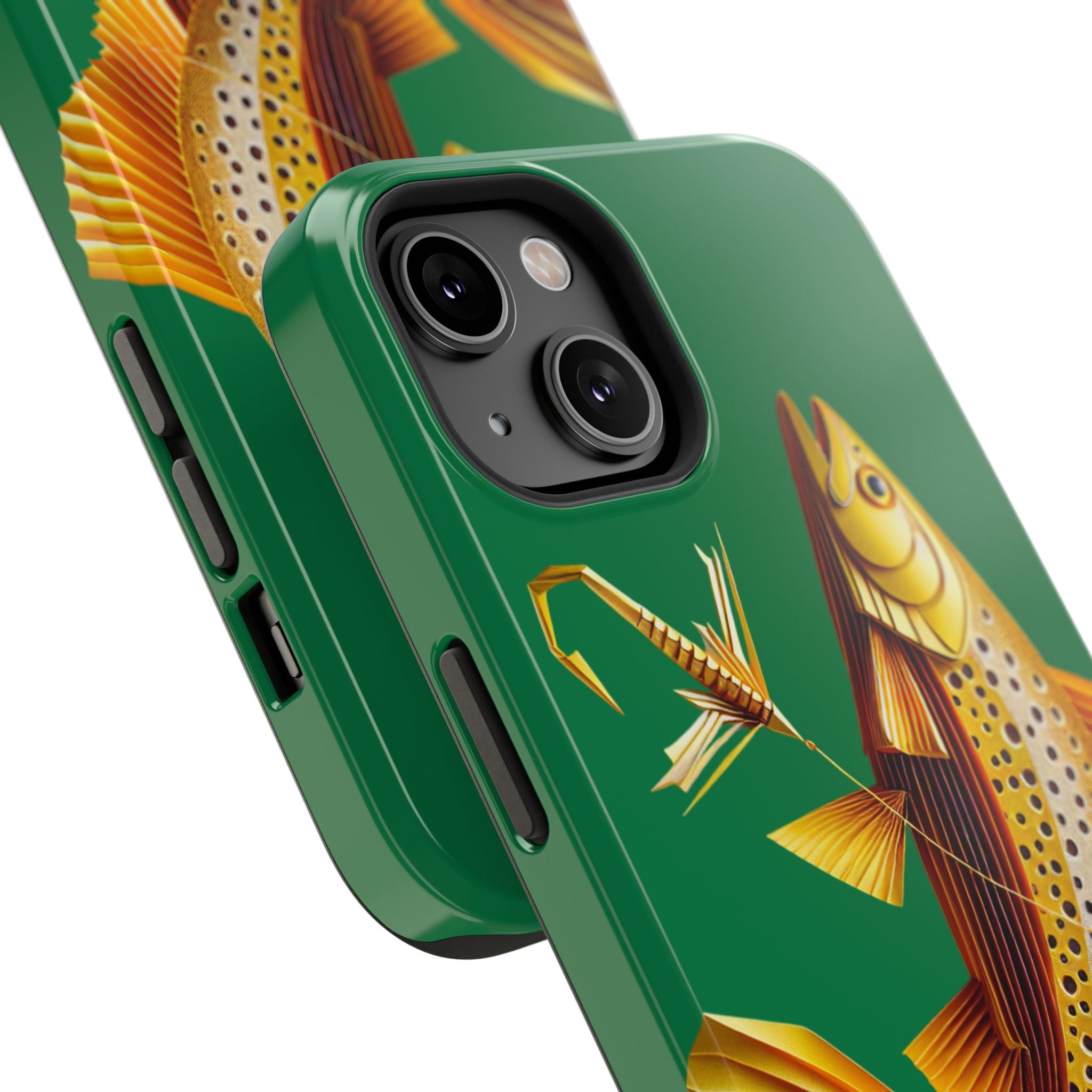 Impact Resistant Phone Case,  Lucky Charm Fish, Outdoor Enthusiast Gift