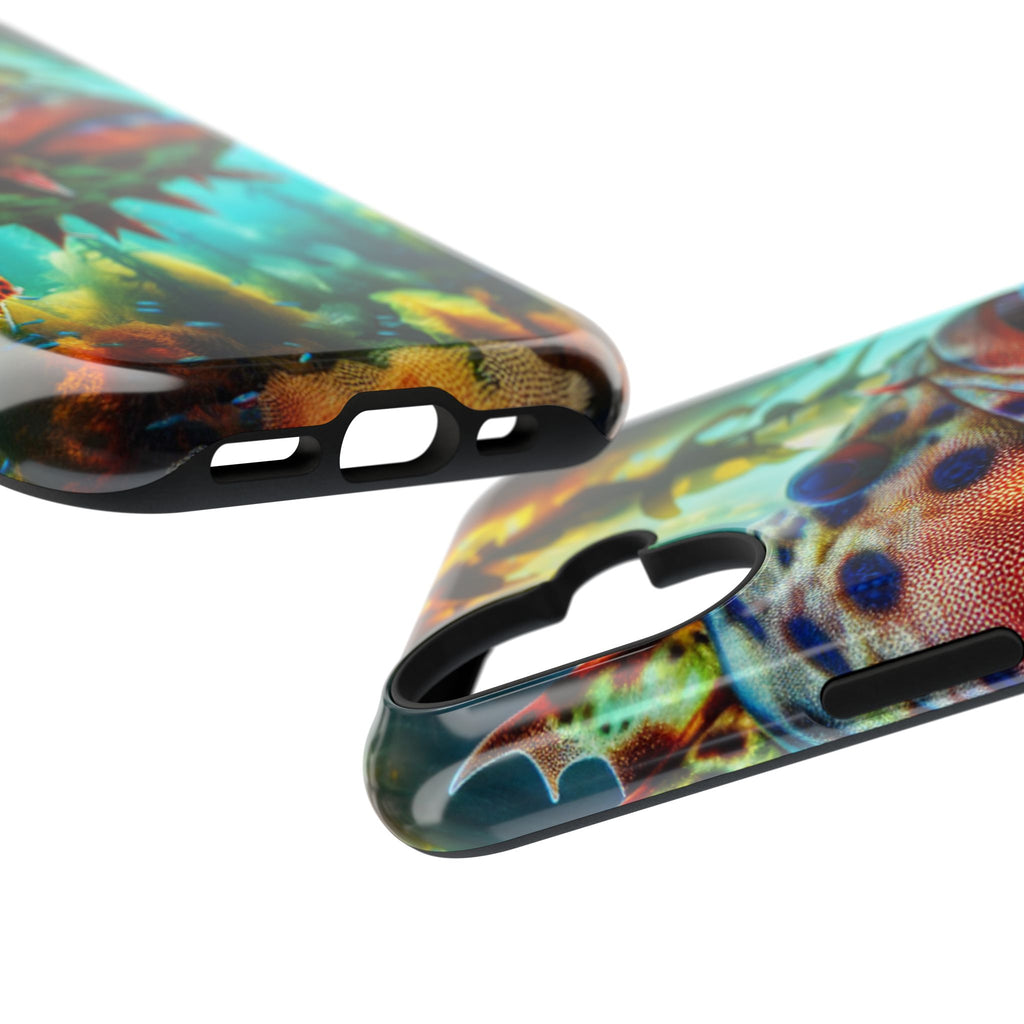Sea Life Phone Case — Colorful Underwater Fish Impact-Resistant Case