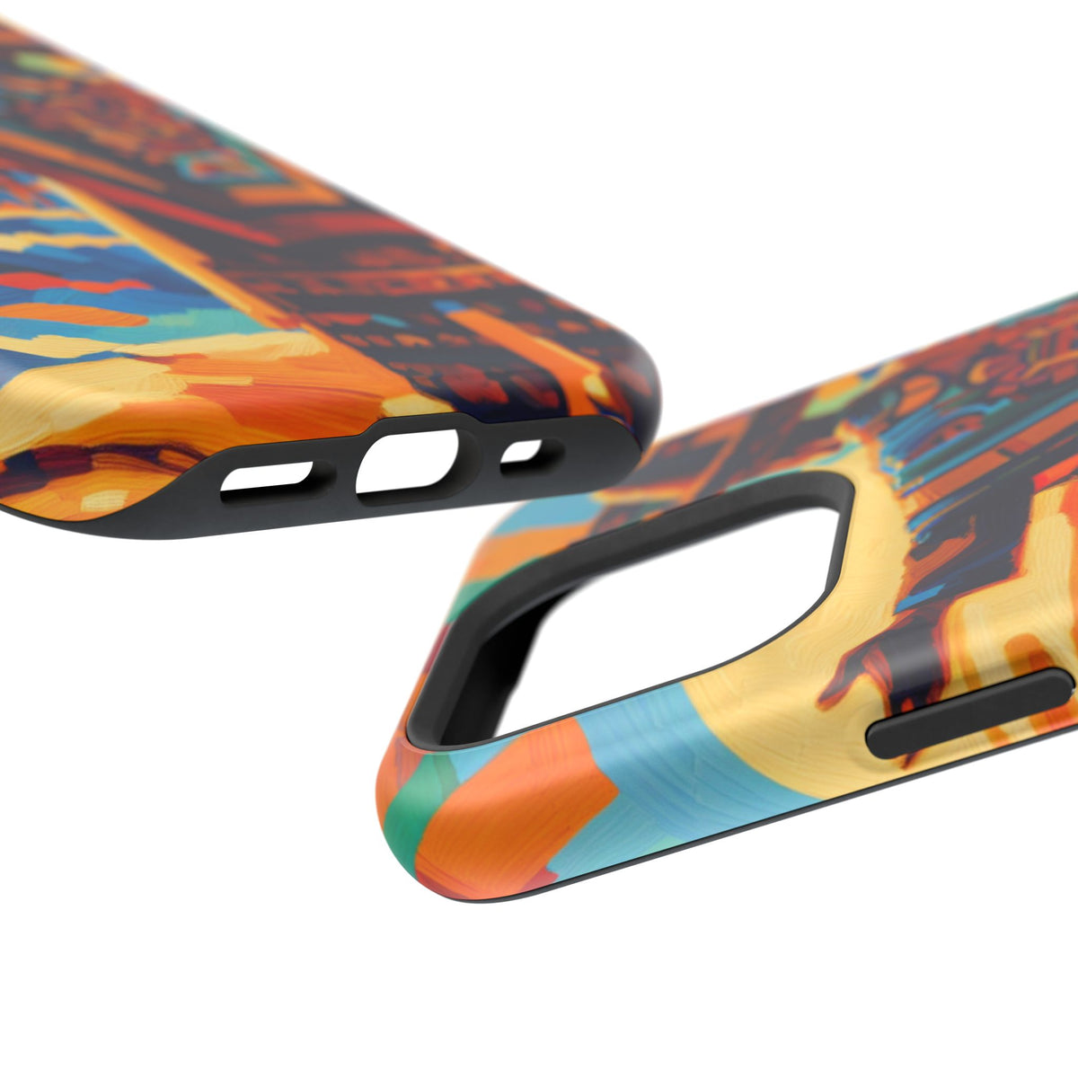 Aztec Sunset Phone Case — Impact‑Resistant Protective Cover