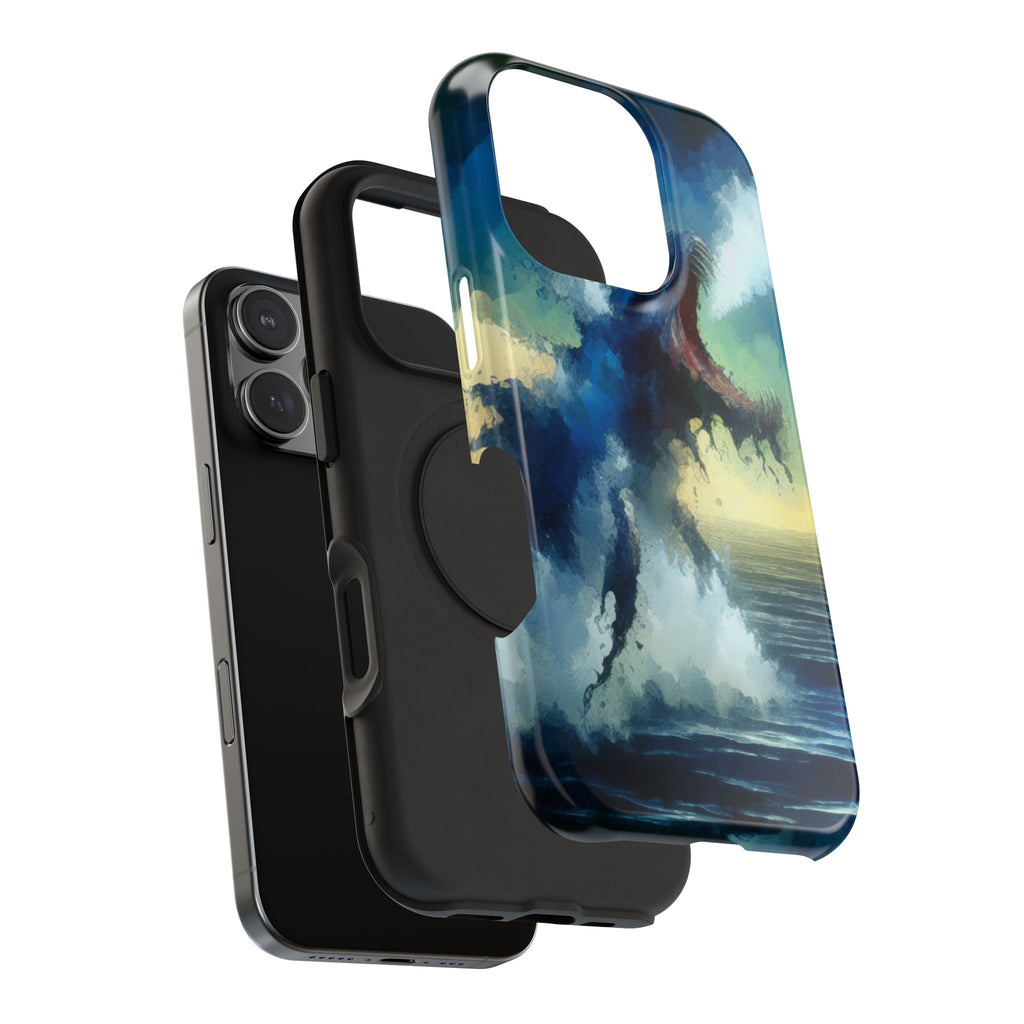 Impact Resistant Phone Tough Case - Creature Surfacing Design