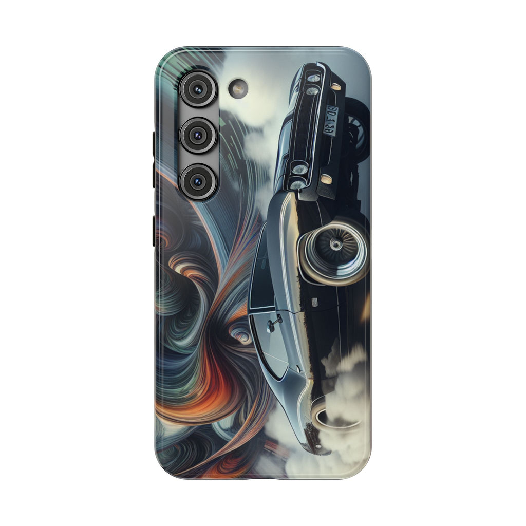 Vintage Muscle Car Phone Case — Retro Racing Art Impact-Resistant Case