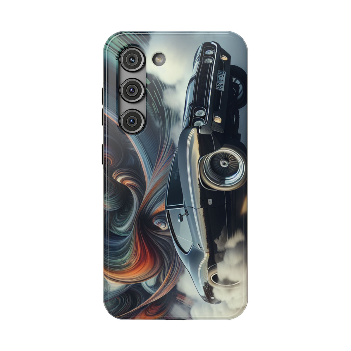 Vintage Muscle Car Phone Case — Retro Racing Art Impact-Resistant Case