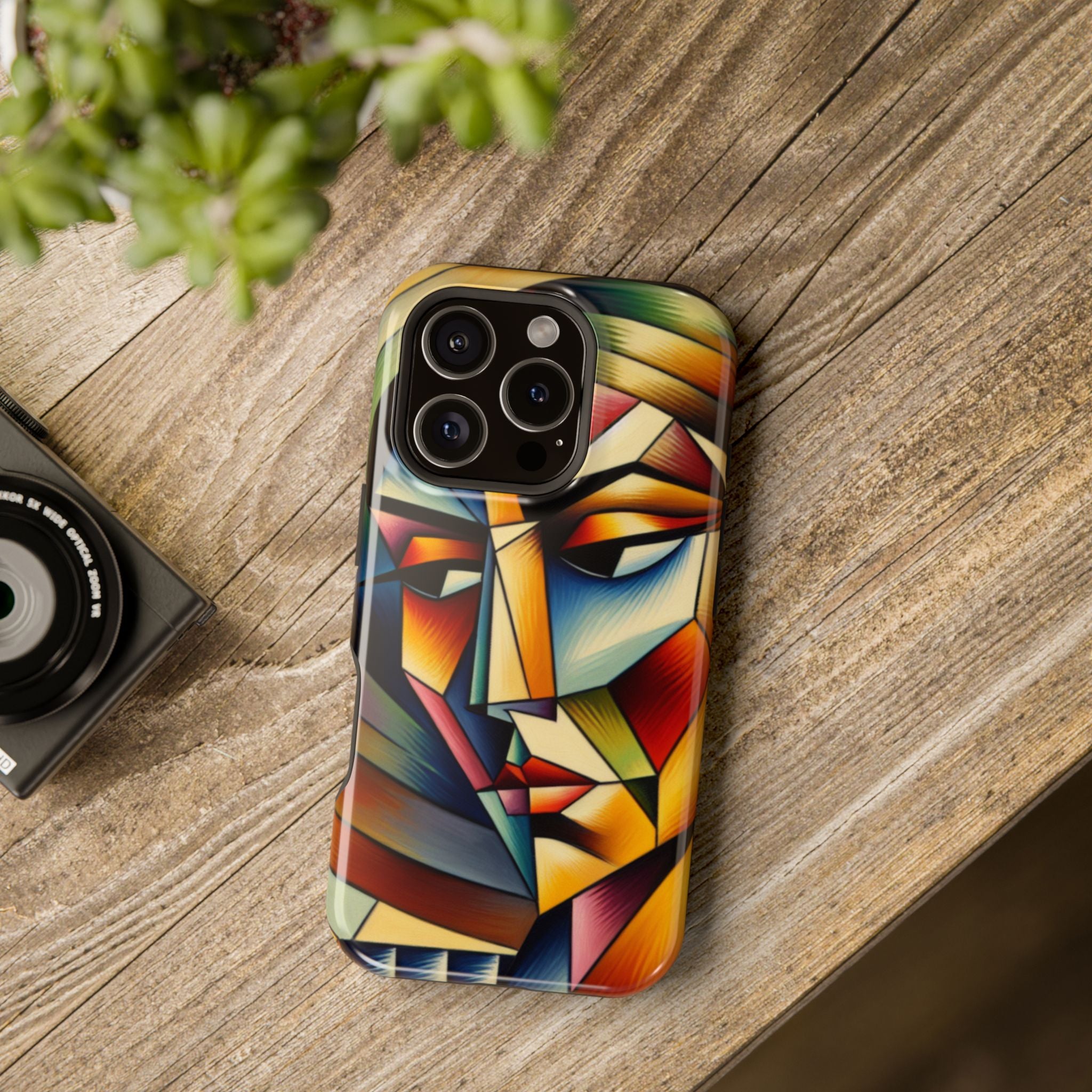 Impact Resistant Phone Case - Frida Kahlo Abstract
