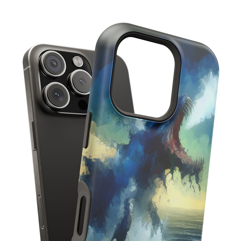 Impact Resistant Phone Tough Case - Creature Surfacing Design
