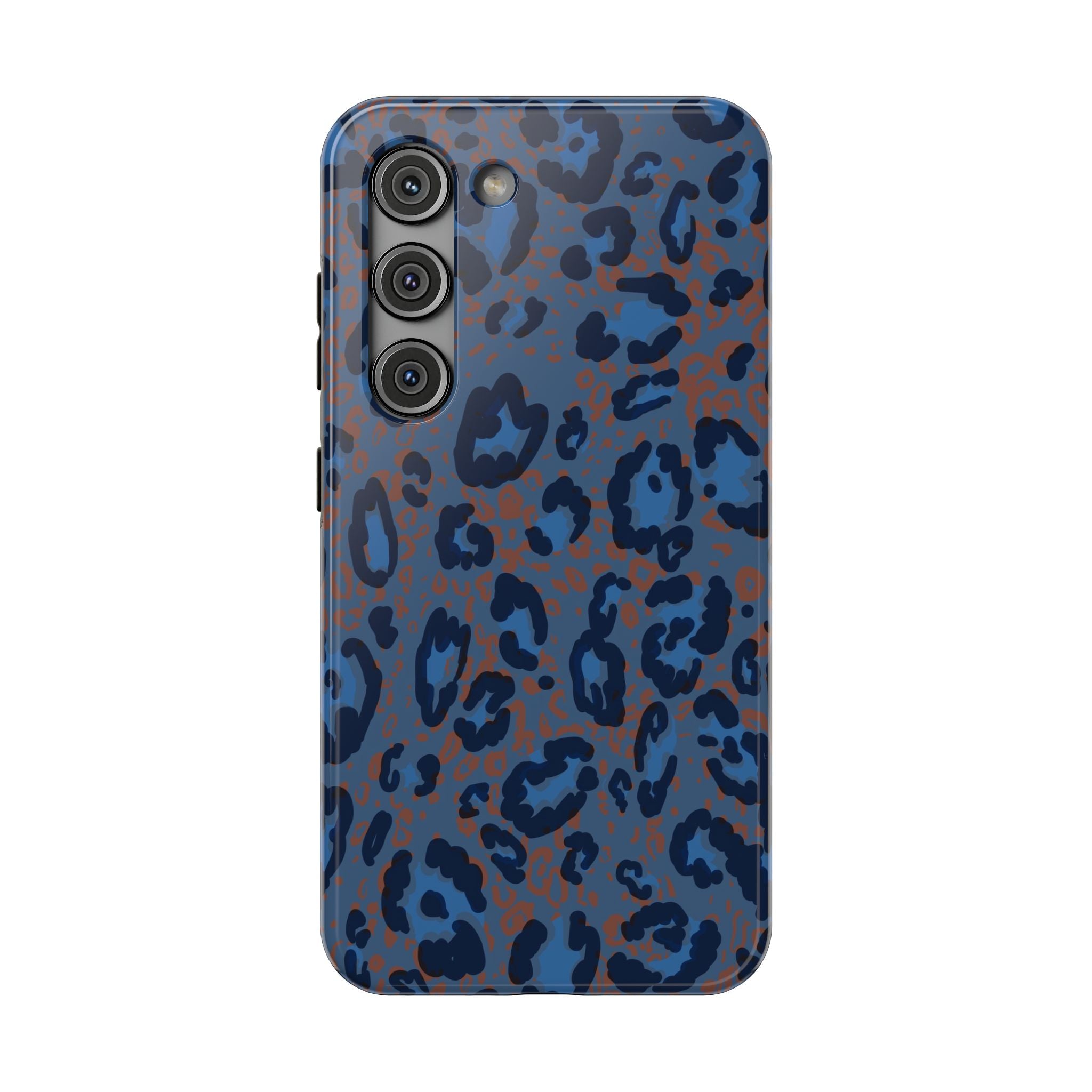 Leopard Print Phone Case, Impact-Resistant