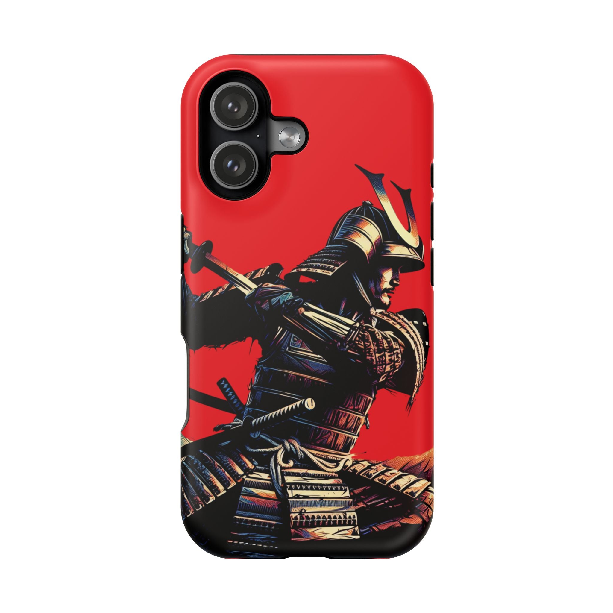 Impact Resistant Phone Case - Samurai Red Warrior