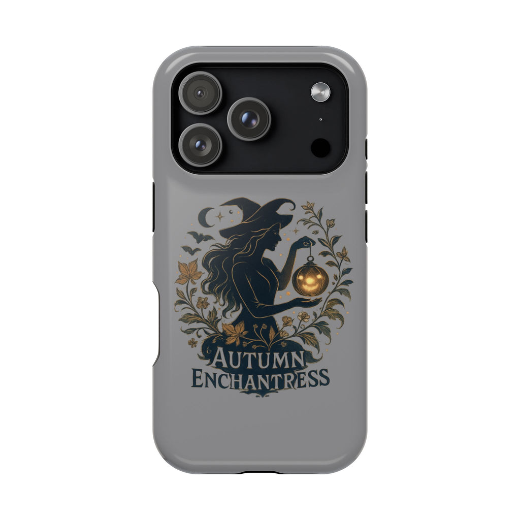 Autumn Enchantress Phone Case — Impact-Resistant Halloween Witch Design