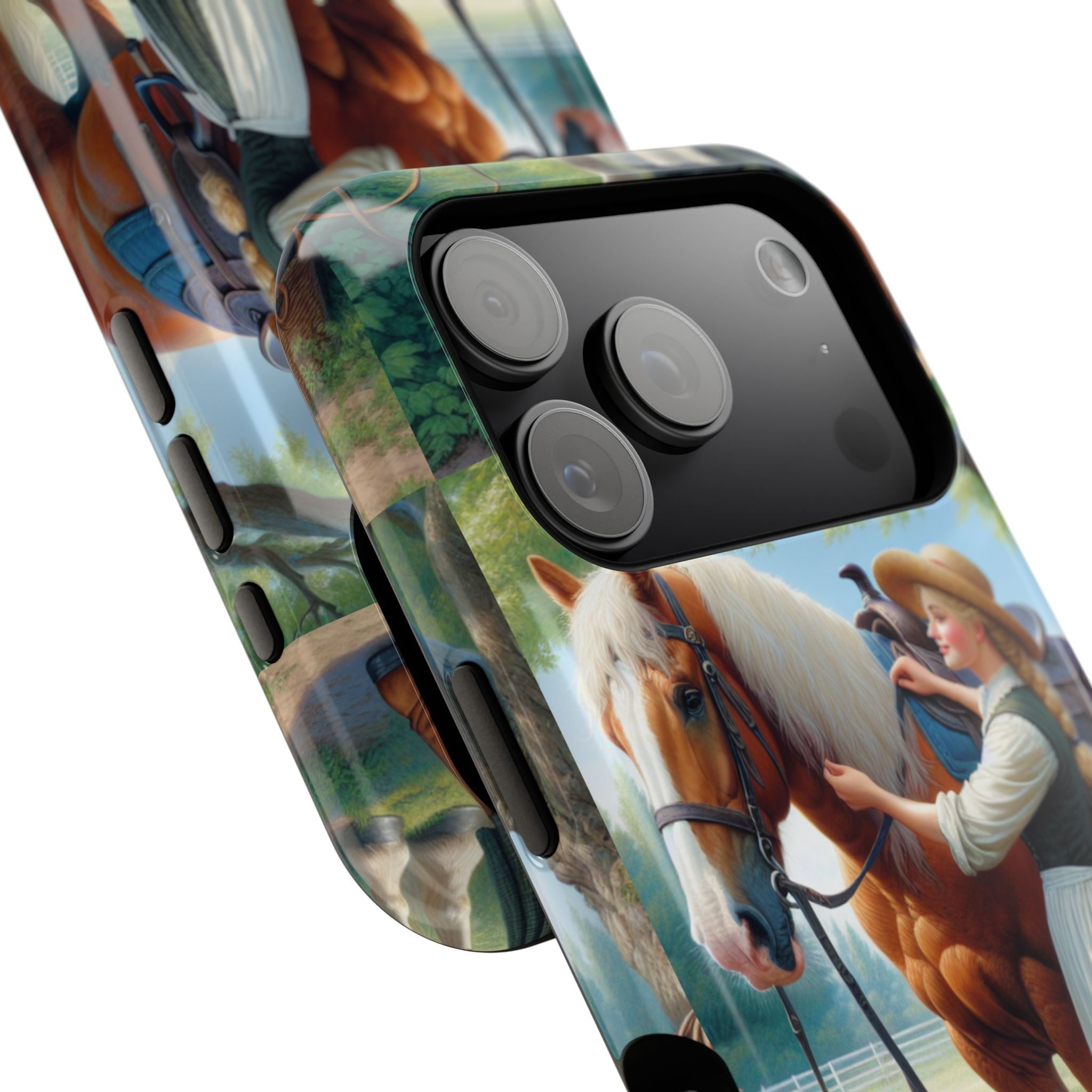 Classic Horse Care Impact Resistant Phone Case
