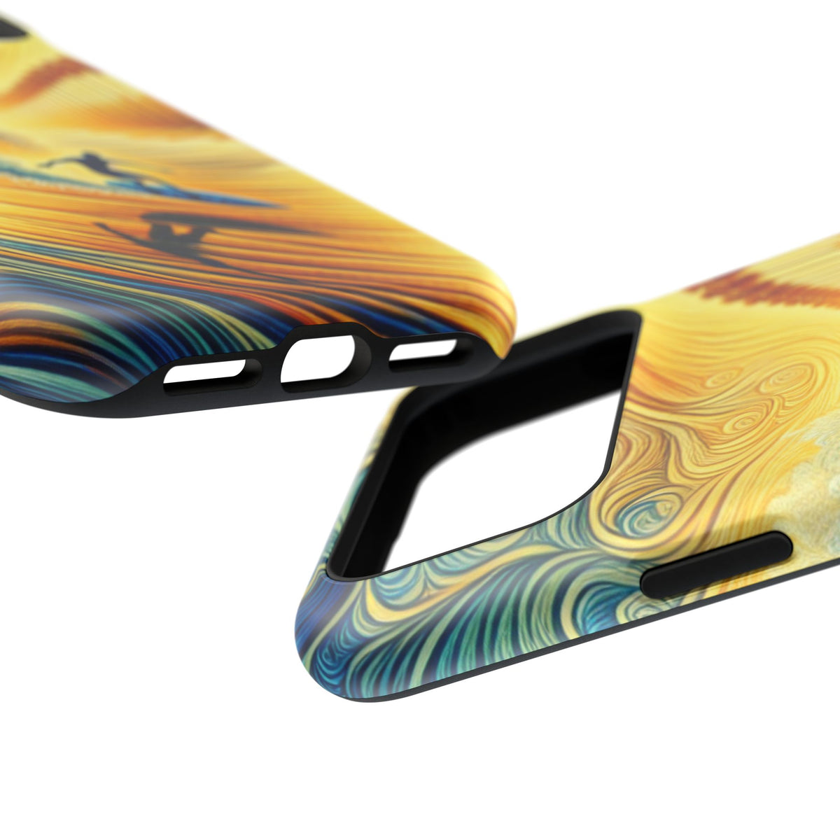 Surfer Sunrise Impact-Resistant Phone Case