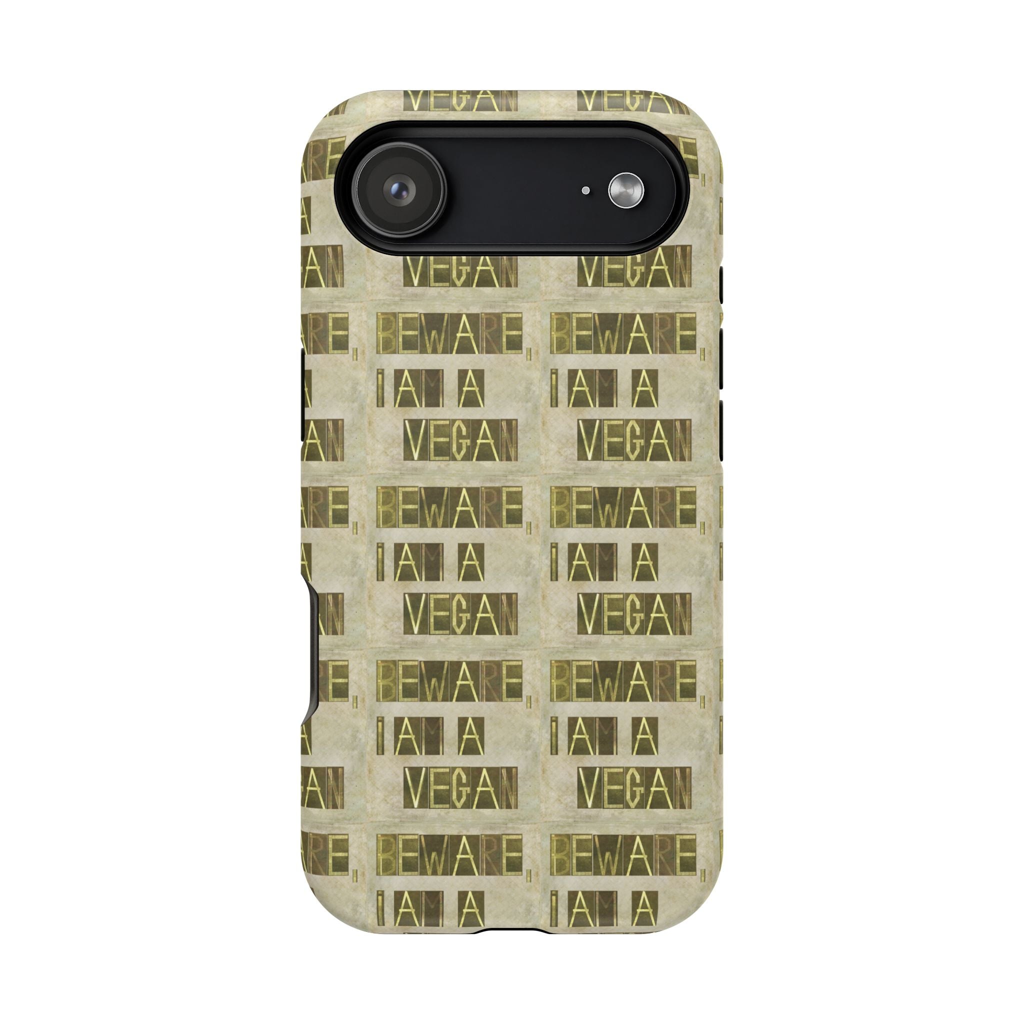 Vegan Message Phone Case | Impact-Resistant